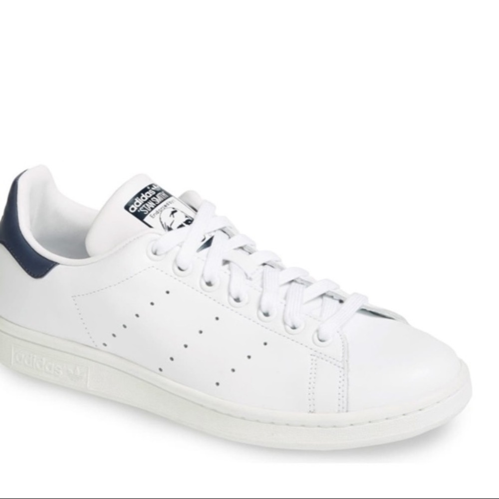 Adidas Stan Smith Men’s Originals Sneakers White/Gray size 10 - Picture 8 of 10